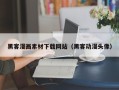 延安黑客漫画素材下载网站（黑客动漫头像）